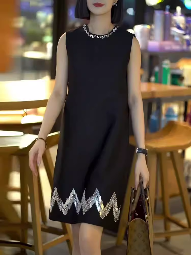 14985-Đầm A dự tiệc kết viền đá sang trọng (tapta mềm)_thumbnail_1