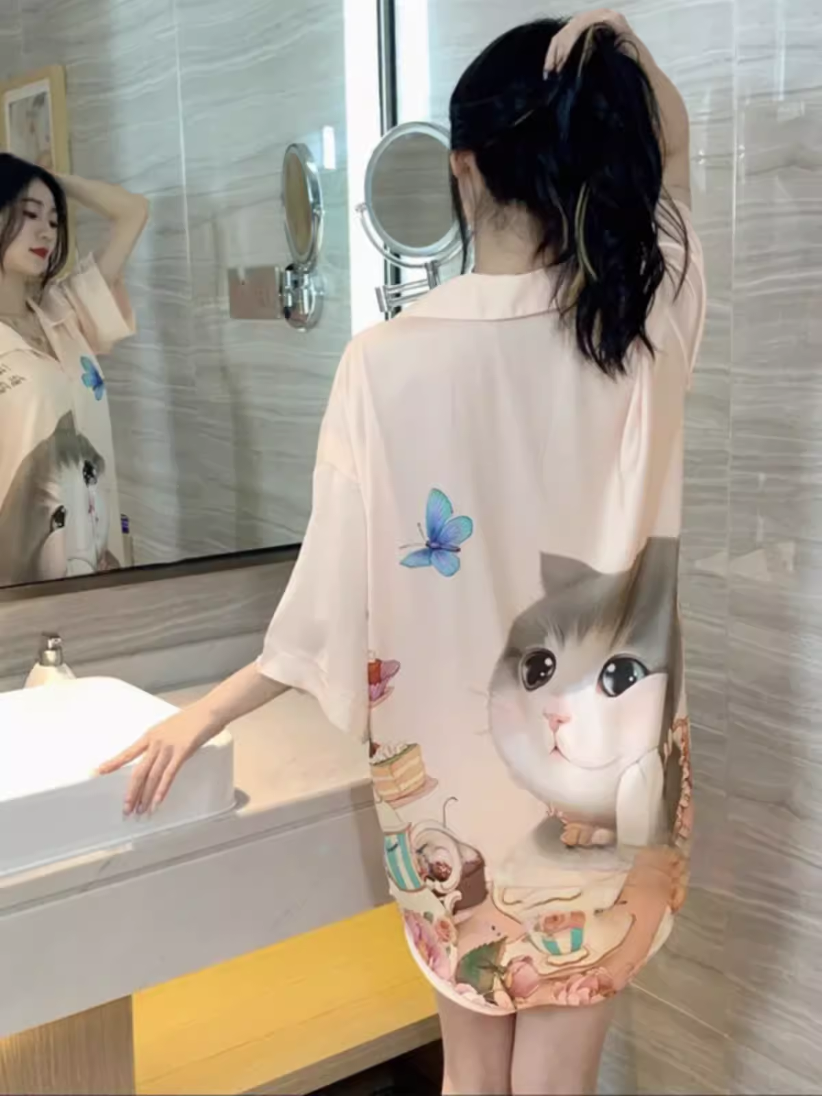 14972-Đầm lụa in hình mèo 3D ( lụa latin)_thumbnail_1