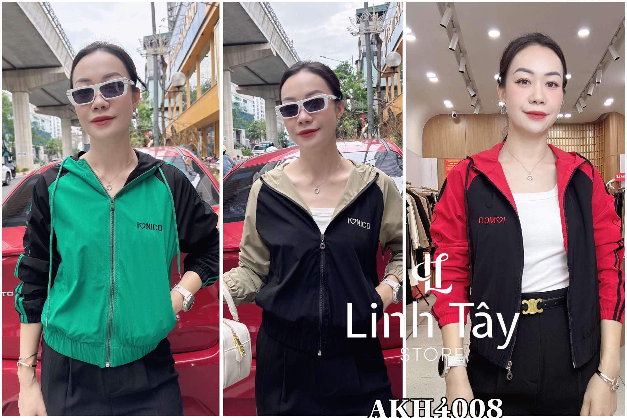ÁO GIÓ 2 LỚP CHỮ NHỎ