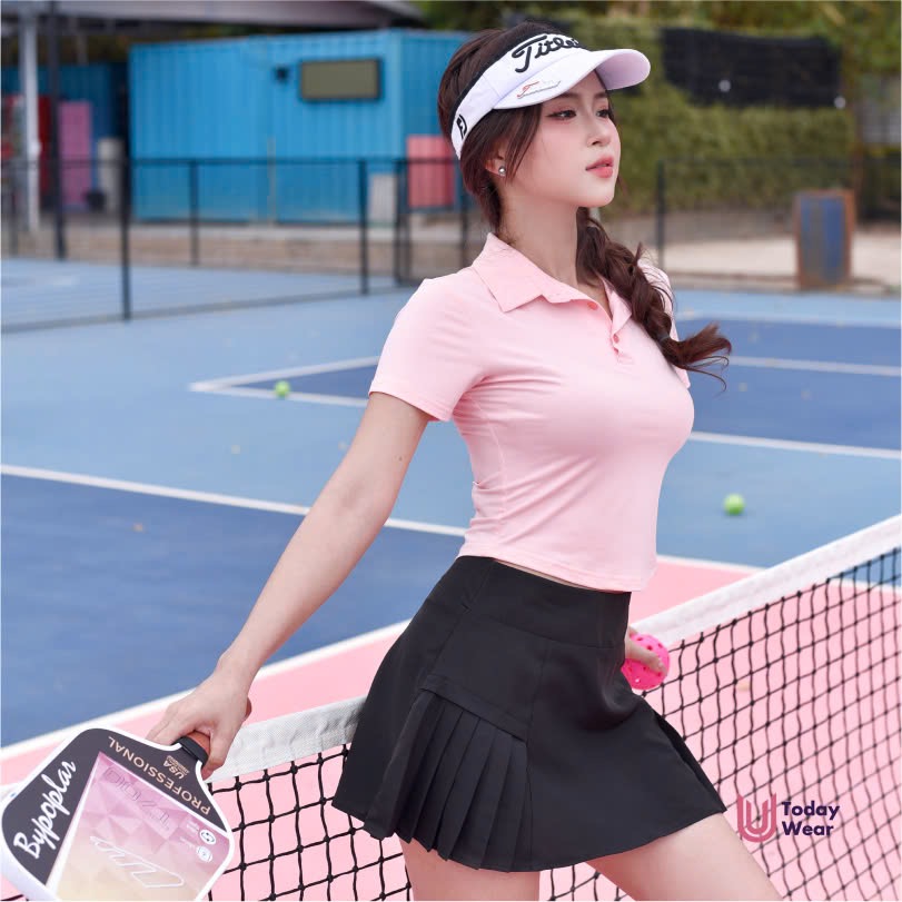 Áo Aimee hồng pastel mix chân váy Elly đen_thumbnail_1