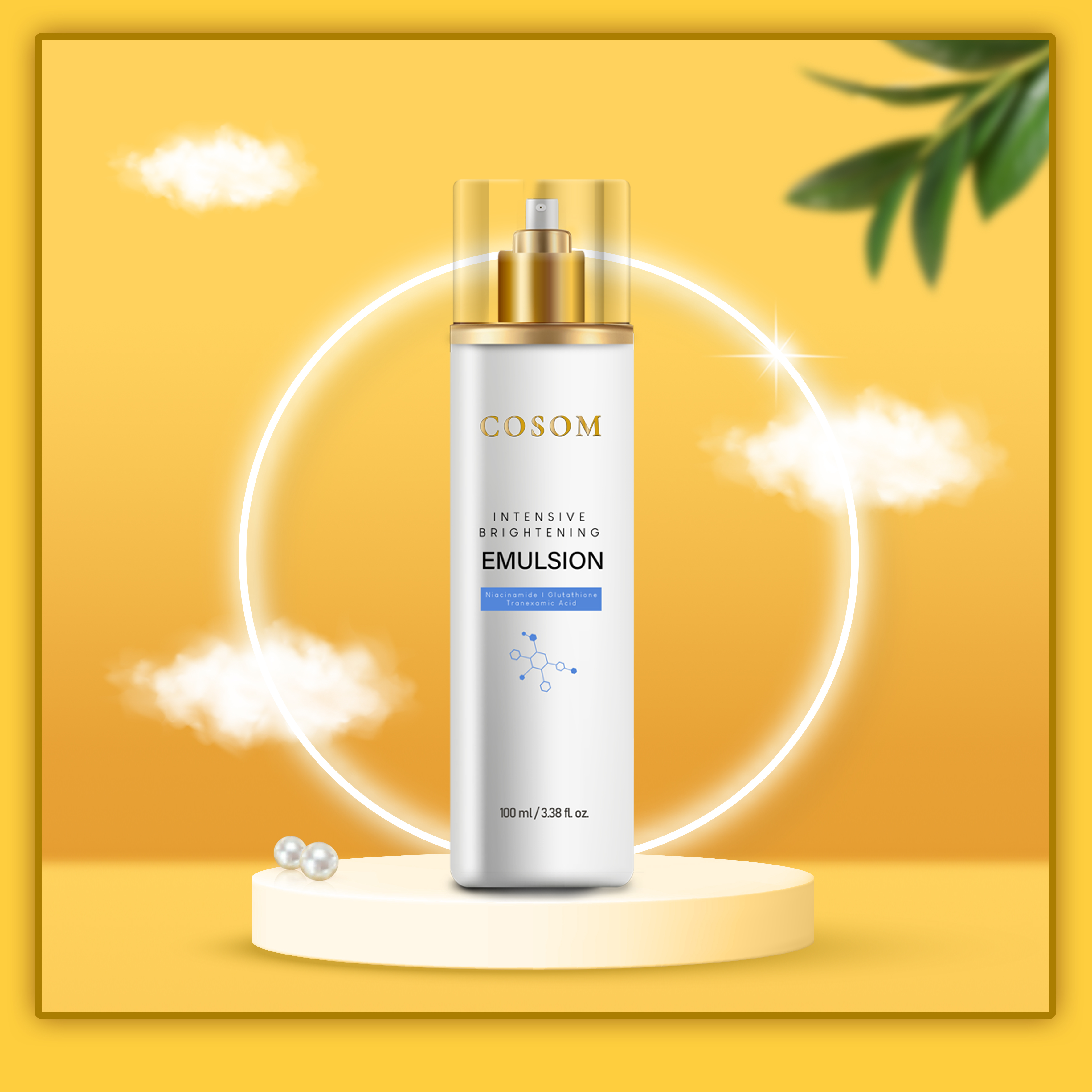 (WEB31) 1 SỮA DƯỠNG HUYẾT THANH COSOM (BRIGHTENING EMULSION)-100ml