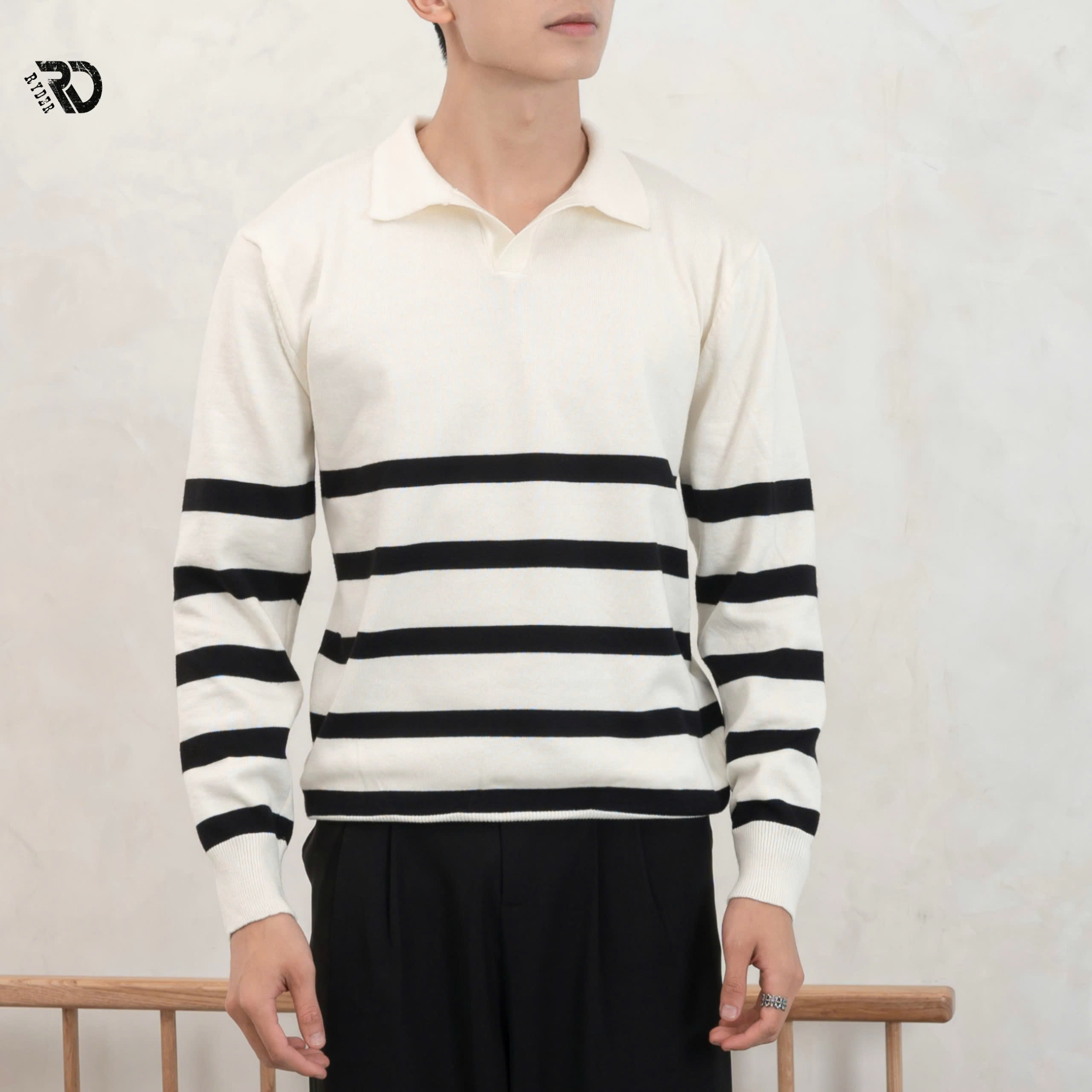 Áo len Ryder Button Polo Jumper AL02