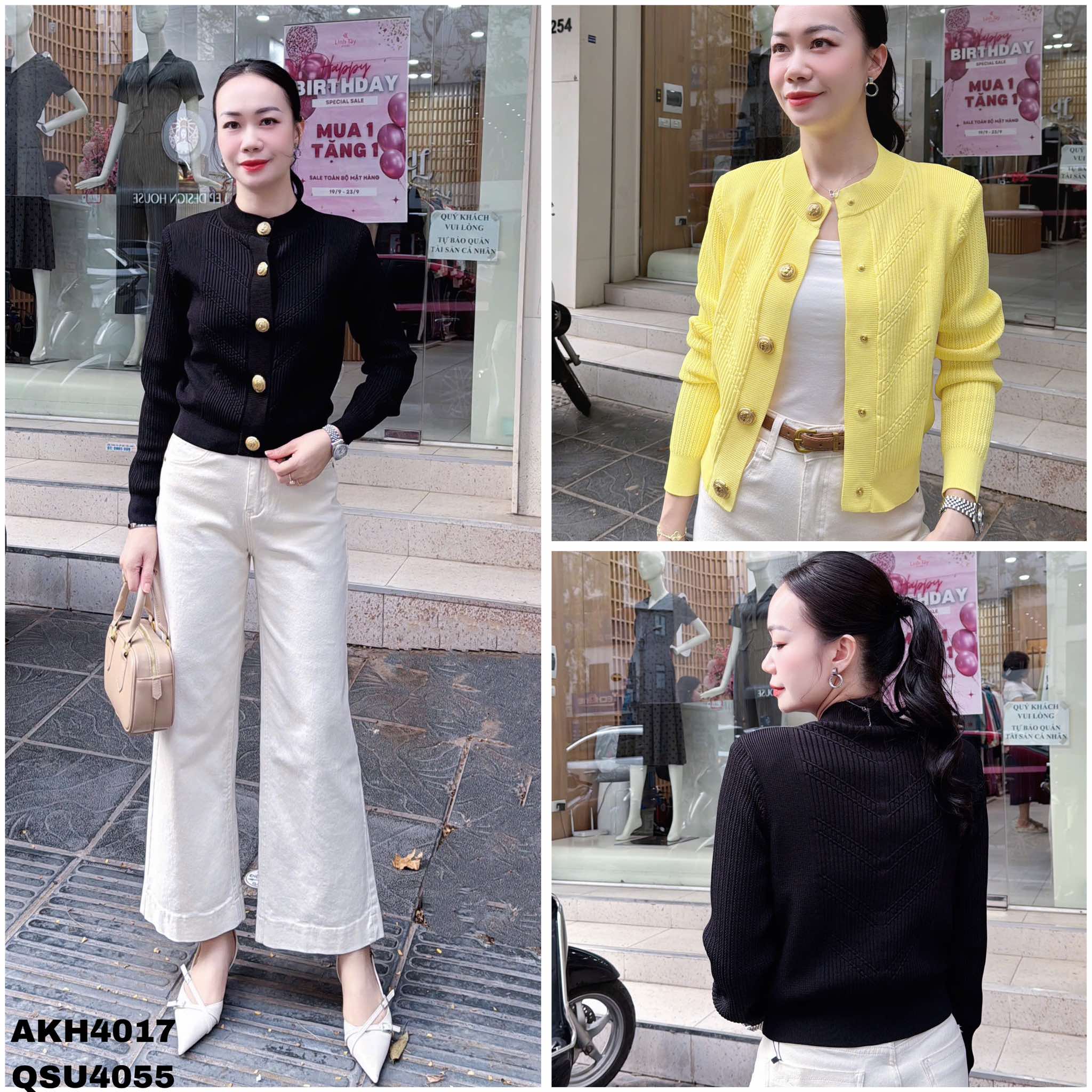 ÁO KHOÁC 5 CÚC DÀI TAY