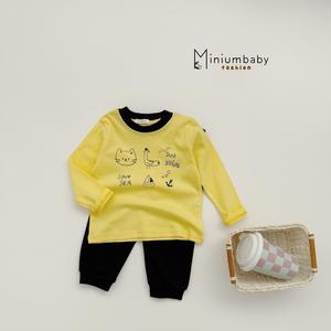 Bộ borip in hình mèo, gà, thuyển, love