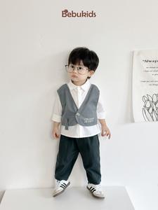SB2084- sét ghile kaki phối quần giả jean