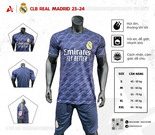 Product image - Bộ Quần Áo Thun Lạnh Clb Real Madrid