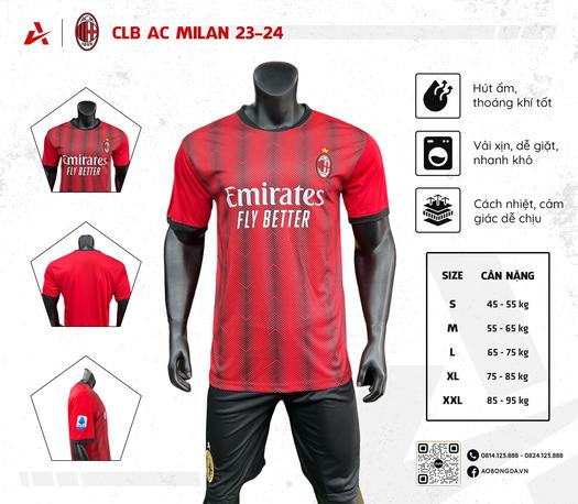 Product image - Bộ Quần Áo Thun Lạnh Clb AC Milan