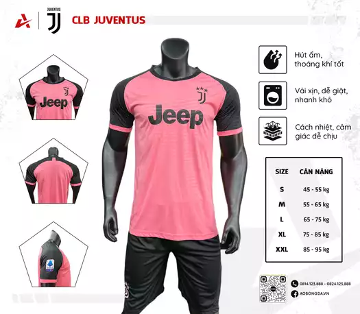 Product image - Bộ Quần Áo Thun Lạnh Clb Juventus