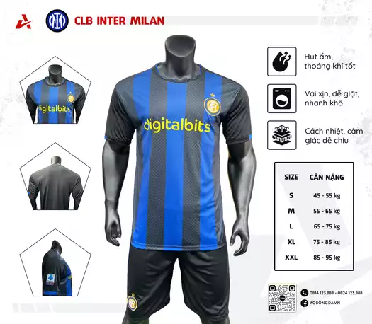 Product image - Bộ Quần Áo Thun Lạnh Clb Inter Milan