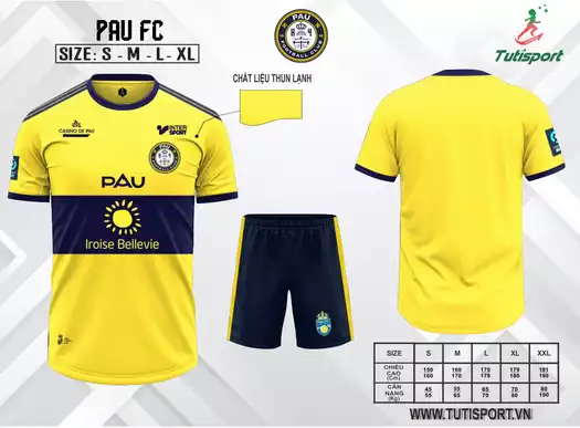 Product image - Bộ Quần Áo Thun Lạnh Clb Pou Fc