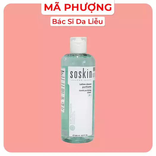 Product image - MK GENTLE PURIFYING LOTION 250ml/Nước hoa hồng diệt khuẩn, se khít LCL (TONER MỤN SOSKIN)