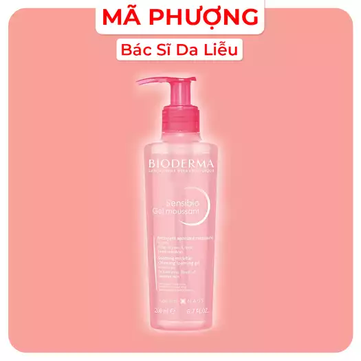Product image - KGX Bioderma - Sensibio Gel Moussant 200ml (SRM BIODERMA HONG 200ML)
