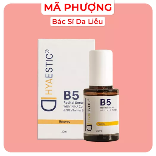 Product image - KG Serum dưỡng da, chống nhăn, giúp da mịn  màng Hyaestic B5 Revital Serum with 1% HA  Complex 30ml (SERUM B5 HYAESTIC)