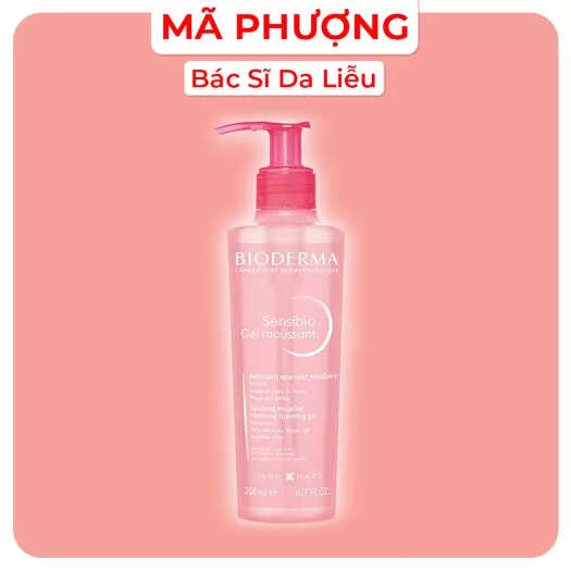 Product image - KGX Bioderma - Sensibio Gel Moussant 200ml (SRM BIODERMA HONG 200ML)