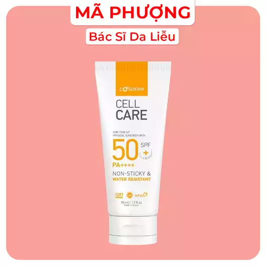 Product image - Kem chống nắng vật lý COSDERM CELL CARE 50ml