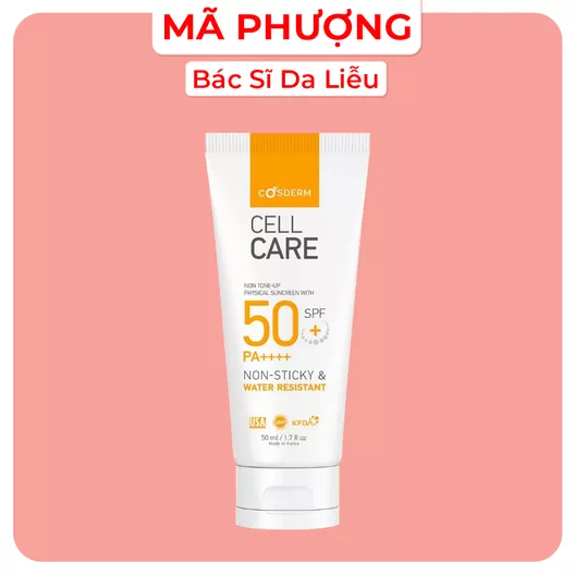 Product image - Kem chống nắng vật lý COSDERM CELL CARE 50ml