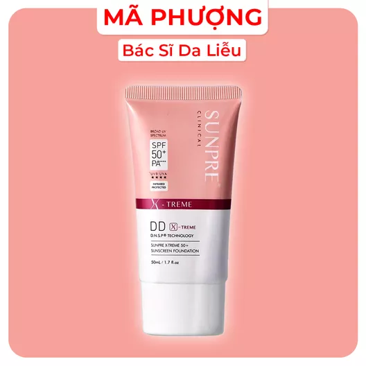 Product image - KG SUN06- Kem chống nắng (SUNPRE X-Treme 50+ Sunscreen Foundation 50ml) (KCN MONA HỒNG)
