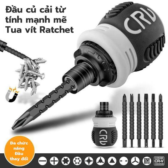 Product image - Tua Vít Trợ Lực 6 món 12 chi tiết