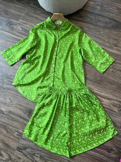 Product image - Quần set lụa xanh (tx)