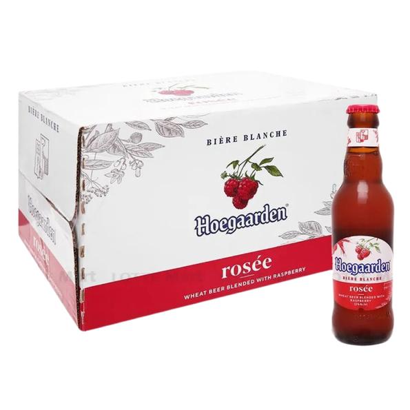 Product image - Bia Hoegaarden Rose 3.3% - Chai 248ml - Thùng 24 Chai