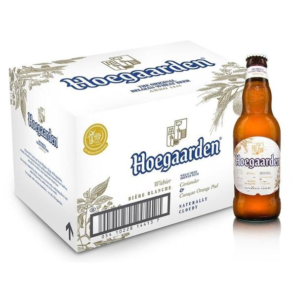 Product image - Bia Hoegaarden White 4,9% - Chai 330ml - Thùng 24 Chai