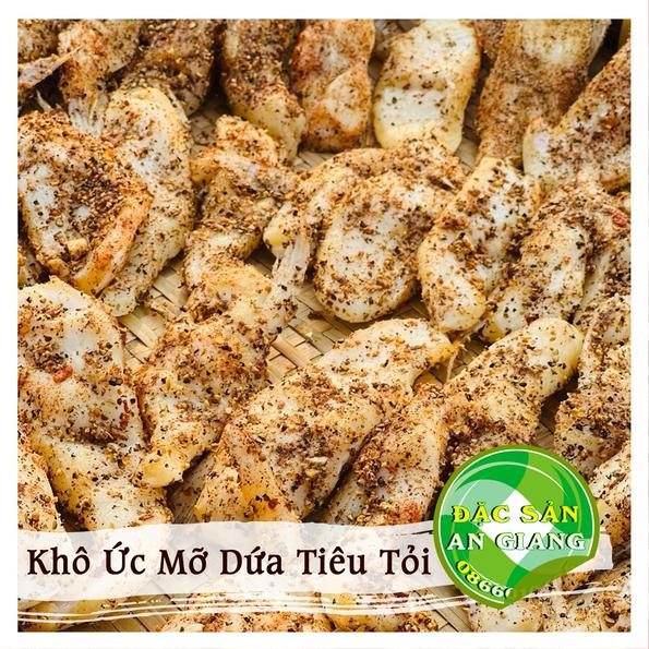 Product image - Khô Ức Mỡ Dứa Tiêu Tỏi