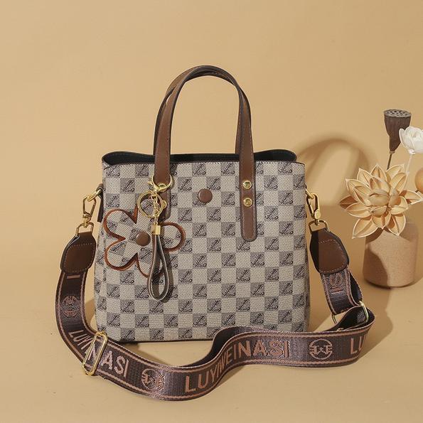 Product image - Túi Xách Caro Kem