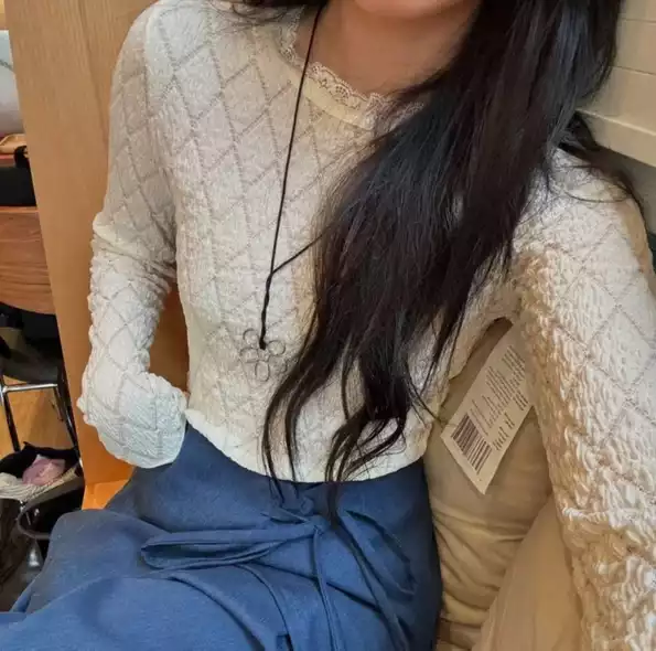 Product image - ເສື້ອແຂນຍາວ  ຜ້າລູກໄມ້