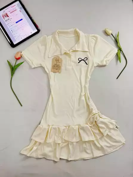 Product image - ຊຸດກະໂປ່ງລະໃບ ປັກໂບ