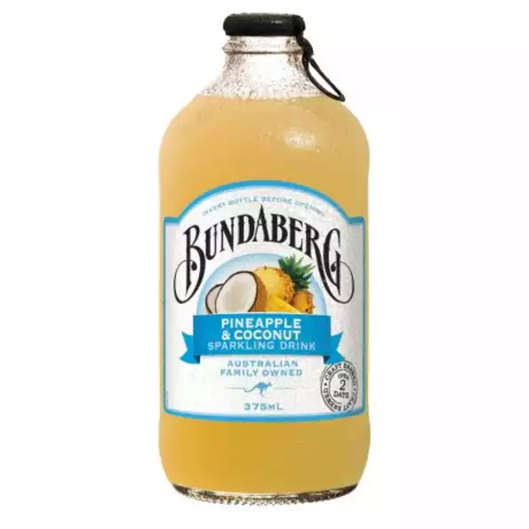 Product image - Bia Không Cồn Bundaberge Pineapple & Coconut - Chai 375ml
