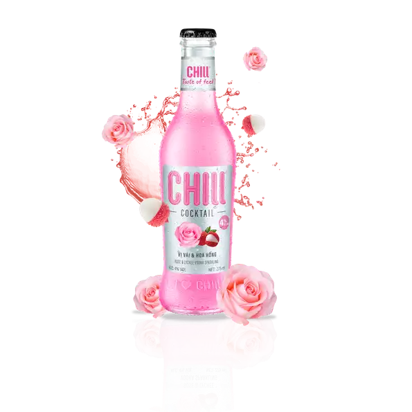 Product image - Nước Trái Cây Lên Men Chill Cocktail 4% - Chai 275ml