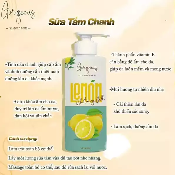 Product image - Sữa tắm chanh lemon