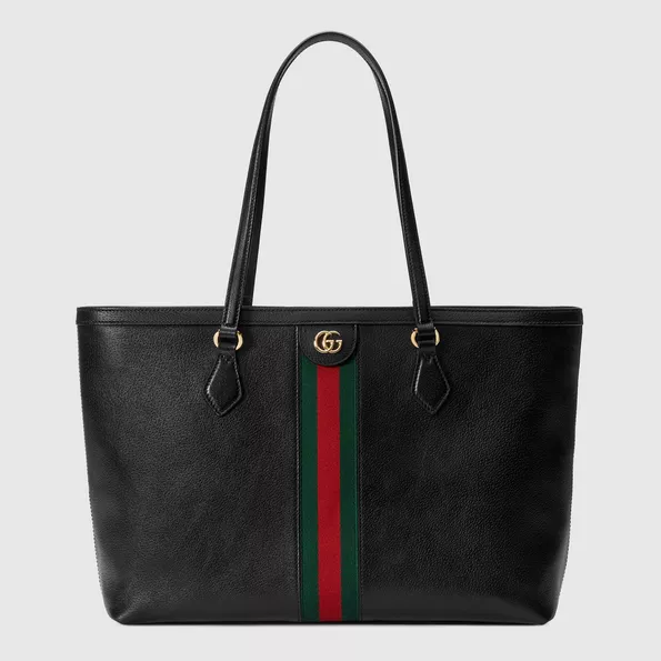 Product image - Ophidia Leather Tote bag in Black