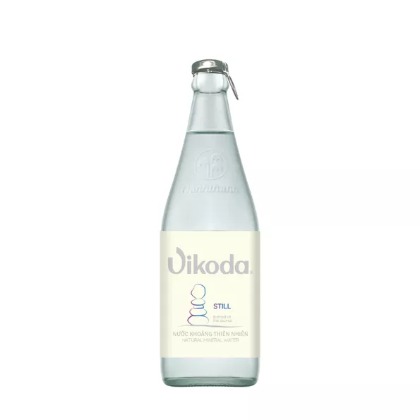 Product image - Nước Khoáng Kiềm Thiên Nhiên Vikoda pH8.5 - Chai thủy tinh 430ml