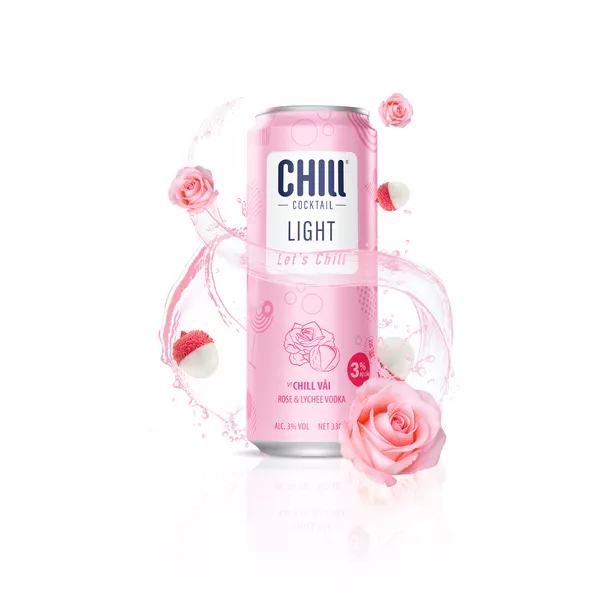 Product image - Nước Trái Cây Lên Men Chill Cocktail Light 3% - Lon 330ml