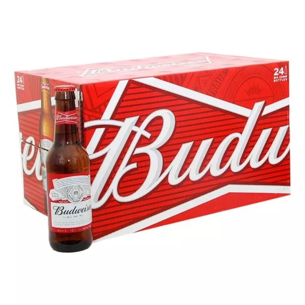 Product image - Bia Budweiser OW - Chai 330ml - Thùng 24 Chai
