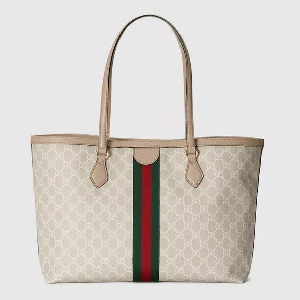 Product image - Ophidia Beige and white GG Supreme canvas