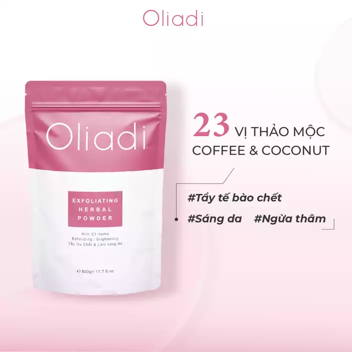 Product image - Bột Tẩy Da Chết Sáng Da Thảo Mộc Cafe 500G
