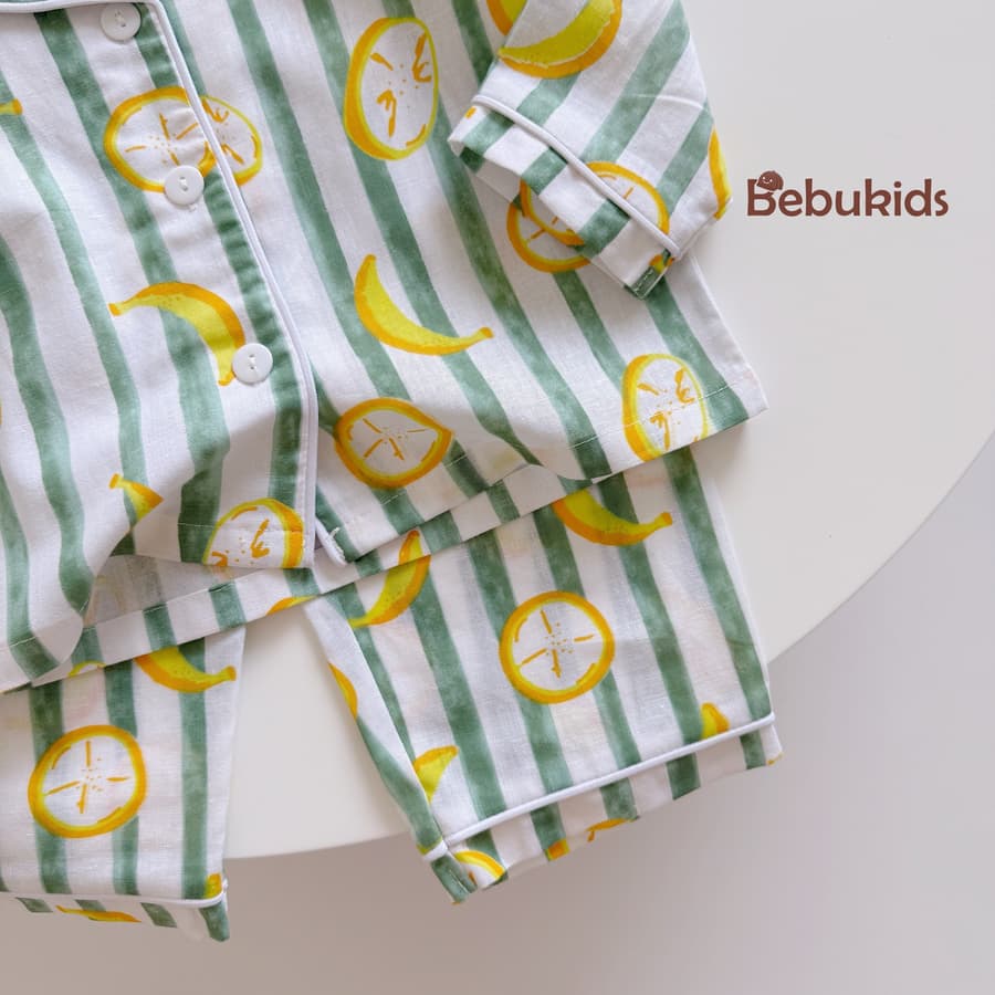 SB2168-bộ pijama dài tay cho bé