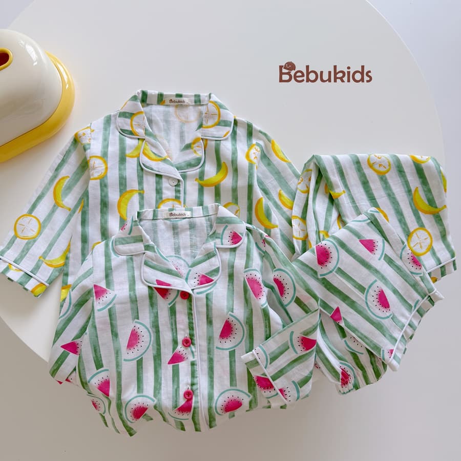 SB2168-bộ pijama dài tay cho bé