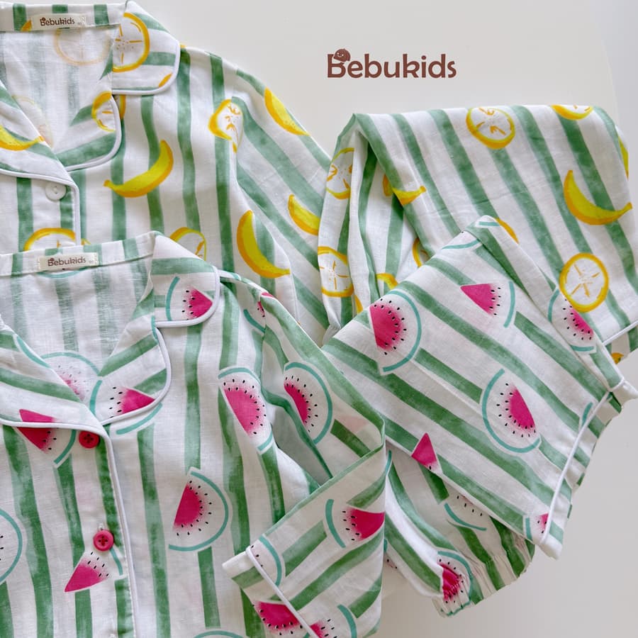 SB2168-bộ pijama dài tay cho bé