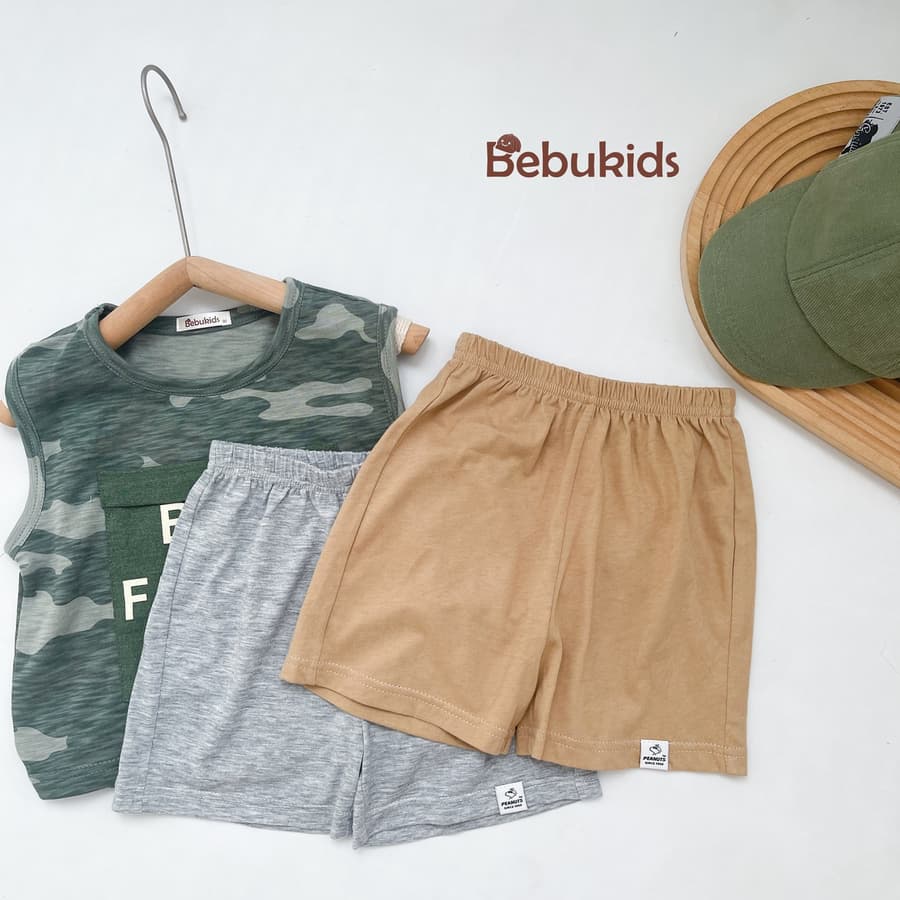 SB1944- bộ ba lỗ rằn ri bé trai in chữ babyfashion nyc