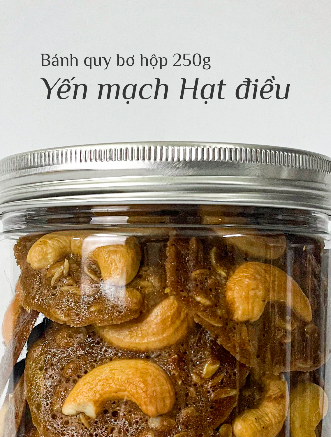 Bánh quy bơ Yến mạch Hạt điều