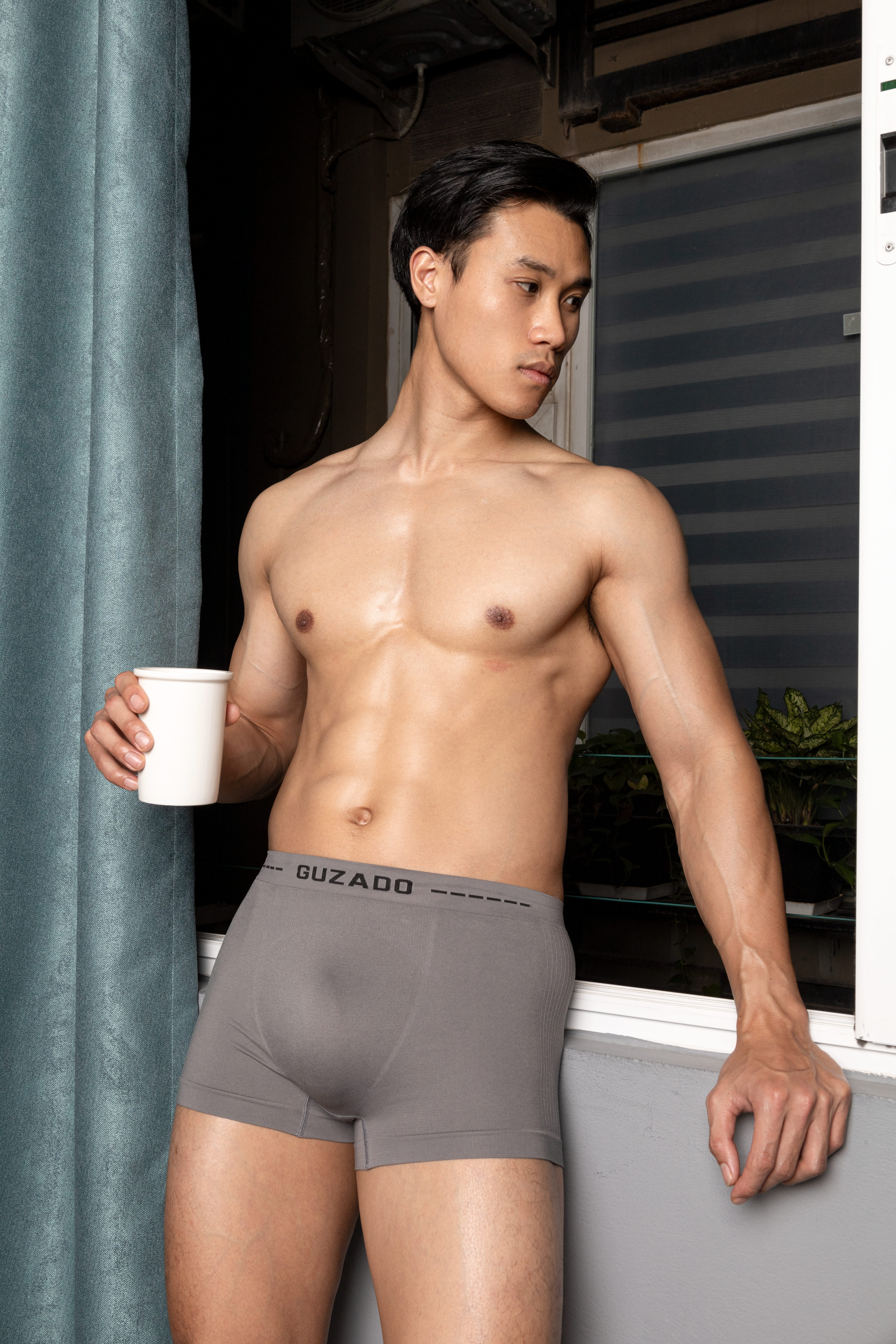 Quần Lót Nam Boxer Guzado Không Đường May GBX04