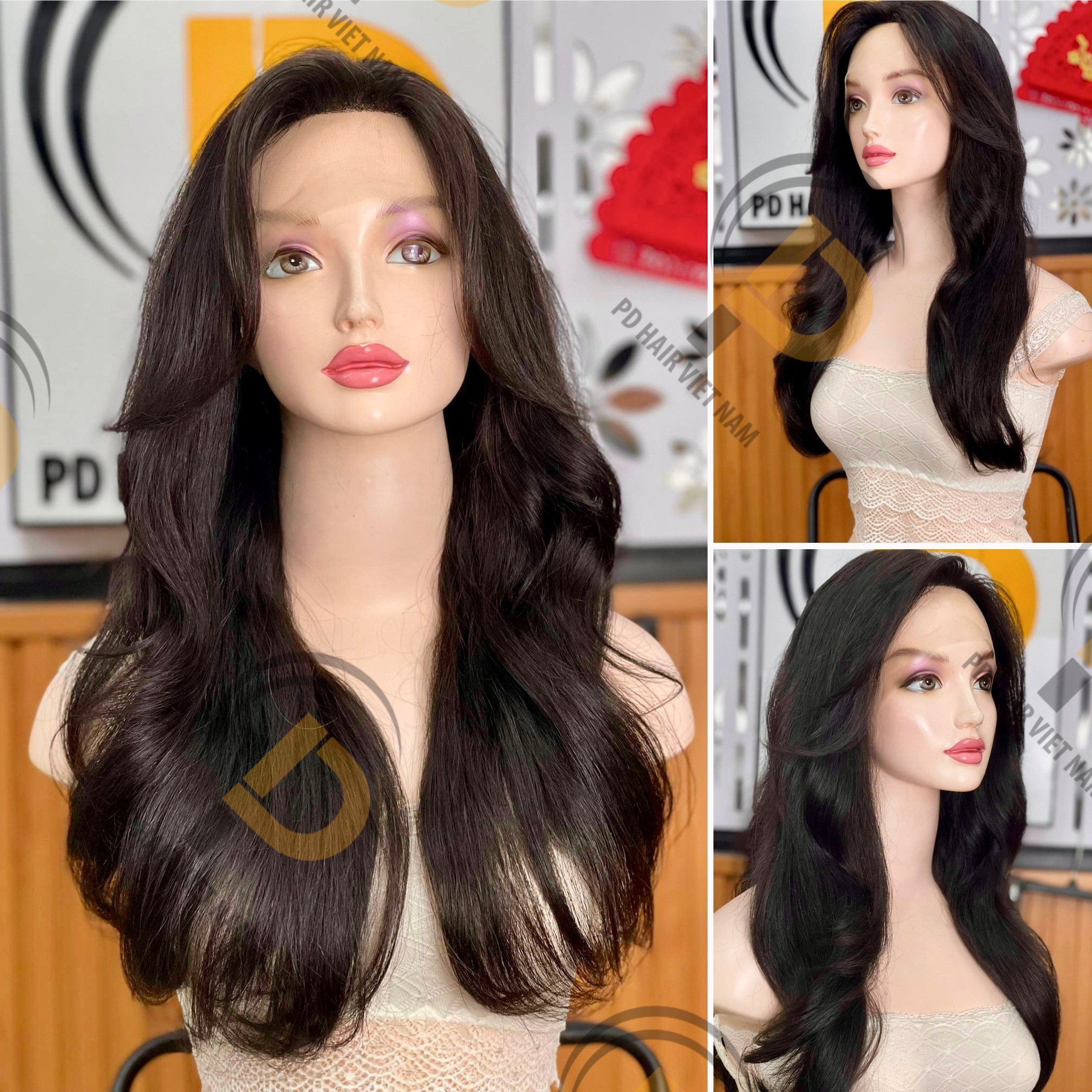 Tóc Dài 70cm Nguyên Đầu Nữ