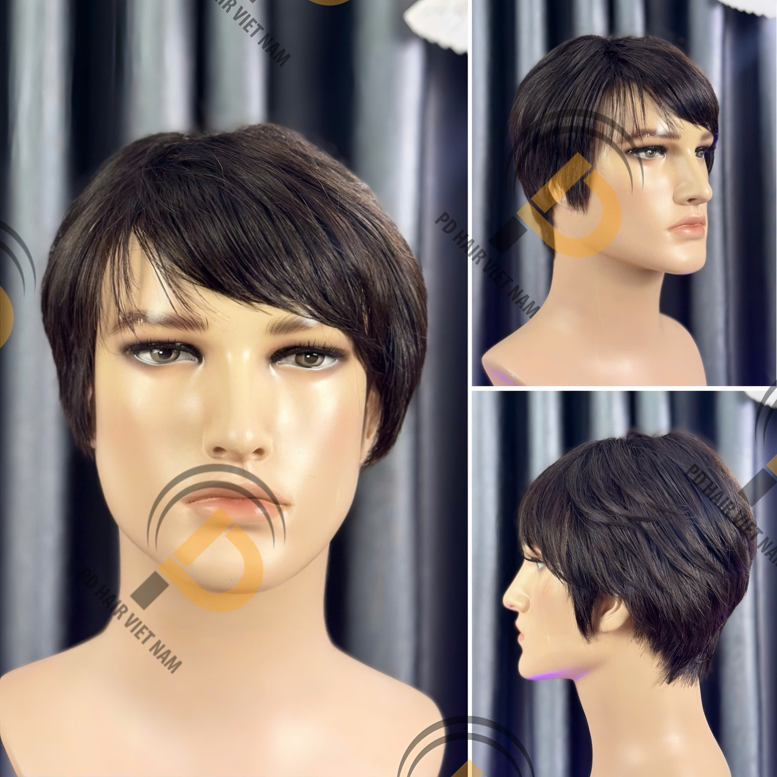 Tóc Giả Nam Nguyên Đầu