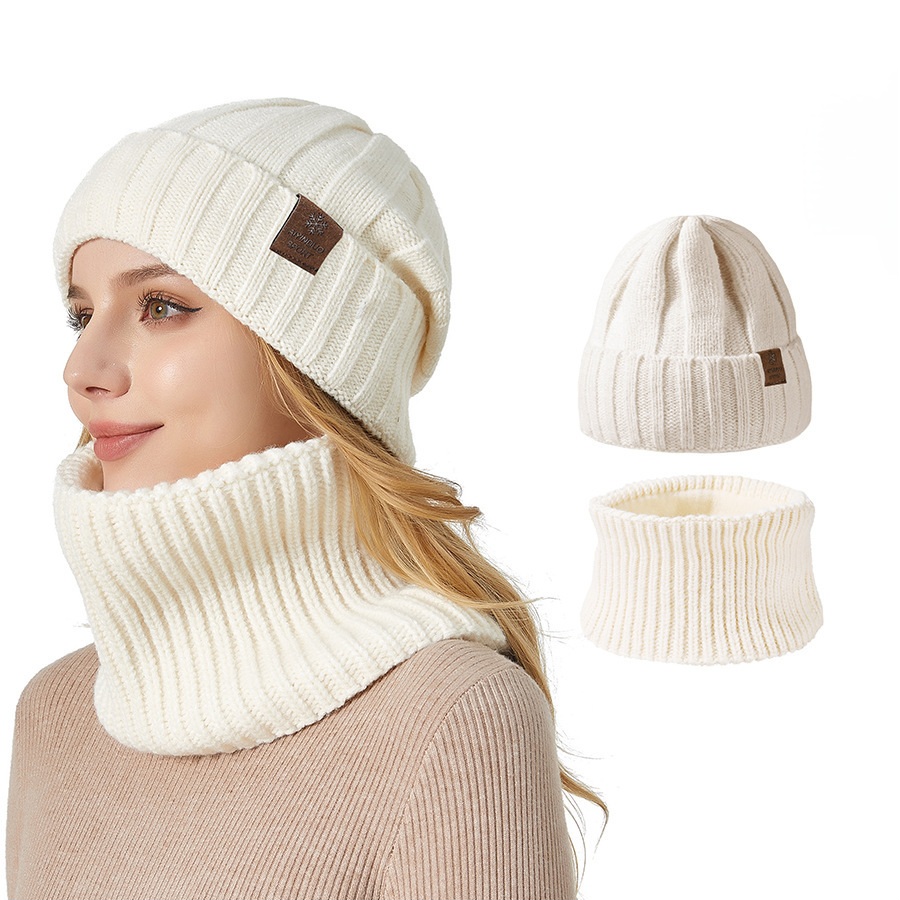 Set mũ len, khăn ống len thu đông HZ2501_thumbnail_2