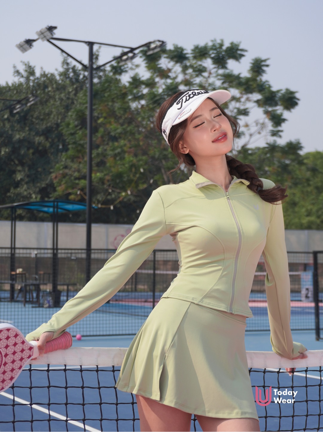 Áo Missy xanh bơ mix chân váy Ivy xanh bơ_thumbnail_1