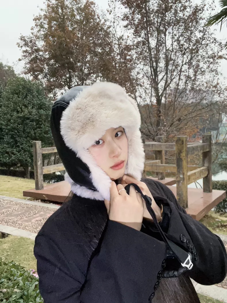 Mũ phi công da lót lông Pilot #HZ2503_thumbnail_2