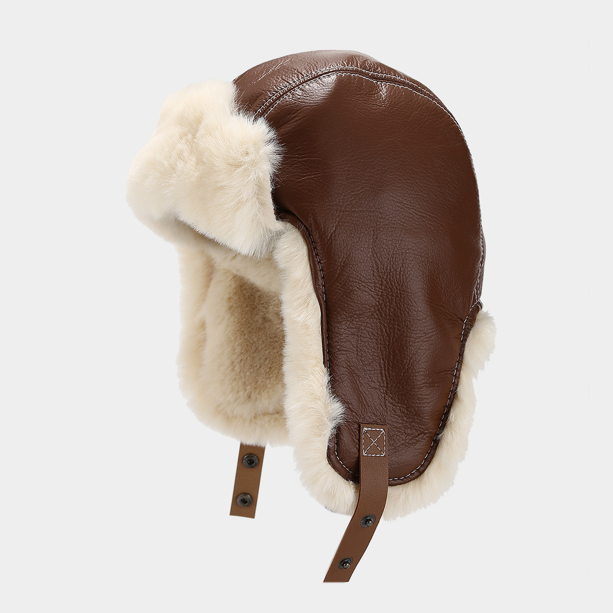 Mũ phi công da lót lông Pilot #HZ2503_thumbnail_5